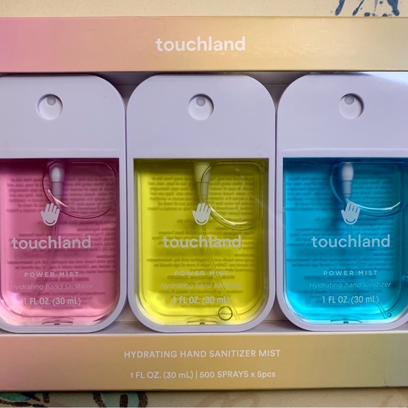 💜 Touchland Limited Edition Power Mist Hydrating Hand Sanitizer Top 5-Set - NWT - Picture 10 of 16